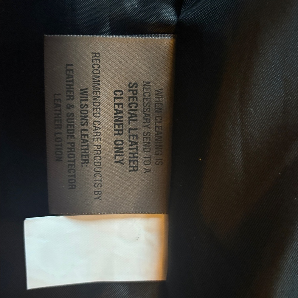 Wilsons Leather Black Jacket - Picture 12 of 12